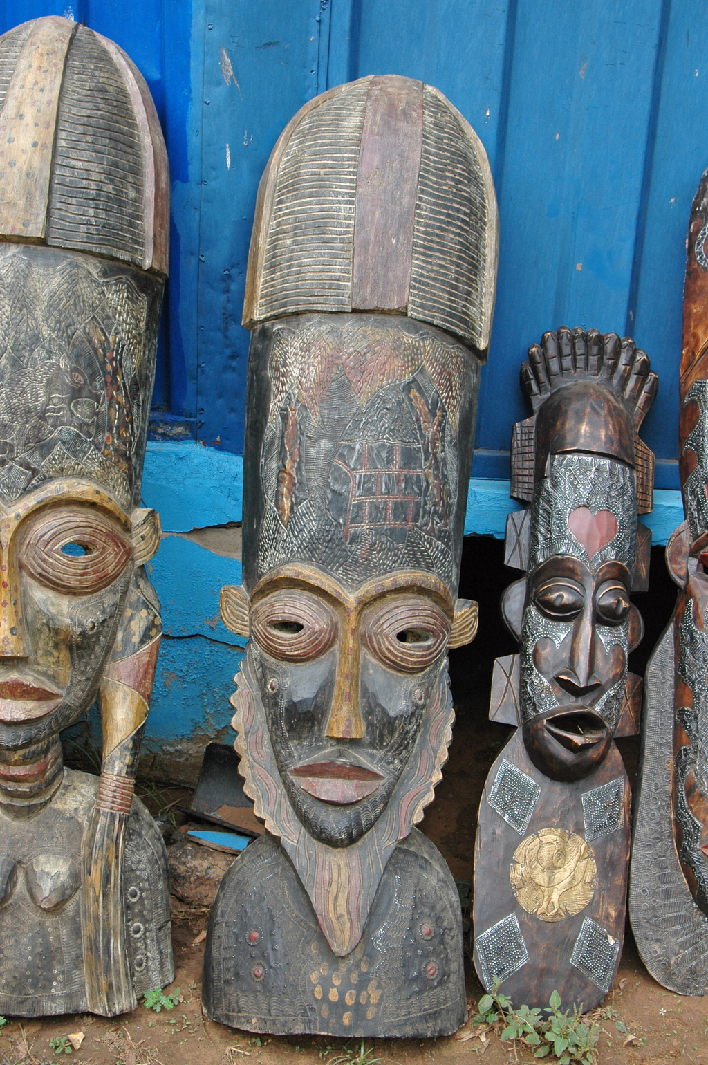 African masks and art, by Remo Kurka,Accra